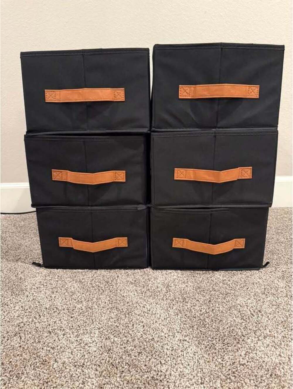 Set of 12 Closet Organizers and Storage - Fabric Clothes Organizer with Handles